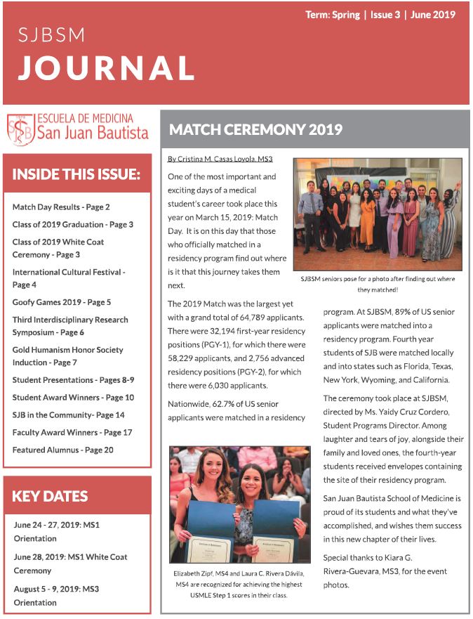 SJBSM Journal Issue #3